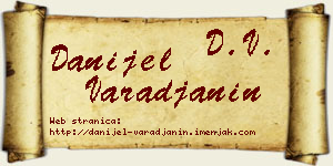 Danijel Varađanin vizit kartica